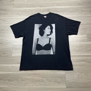 Vintage Shirt Mens Extra Large Black Selena Rap Tee 90s Music Photo